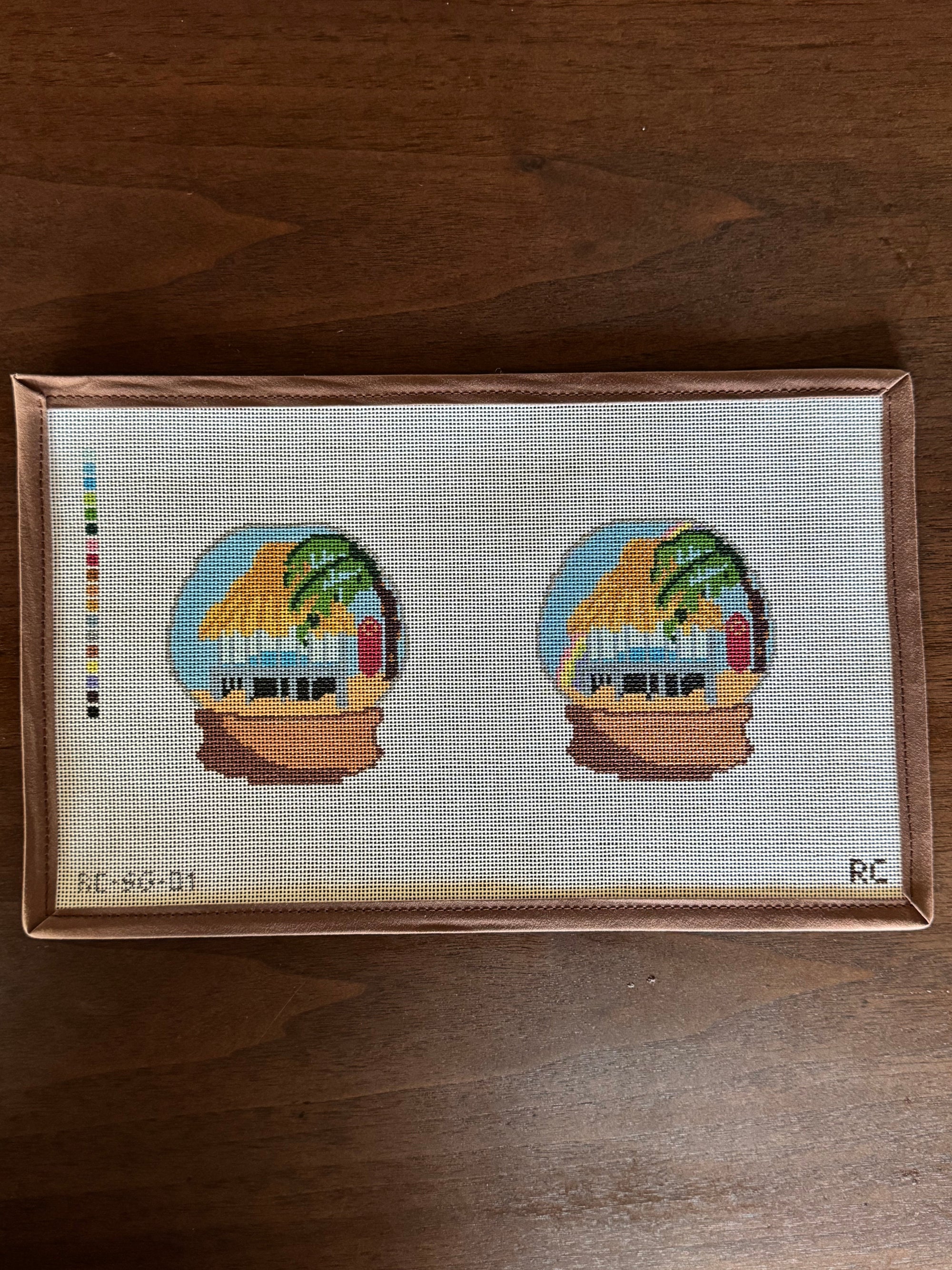 Double Sided Beach Shack Snow Globe